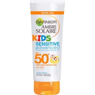 Garnier Ambre Solaire Sensitive Advanced Kids Aurinkosuojaemulsio Sk50+ 50Ml