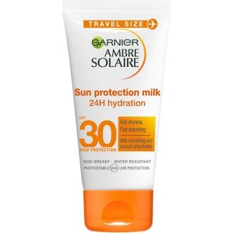 Garnier Ambre Solaire Hydra 24H Protect Sun Protection Milk Aurinkosuojaemulsio Sk30 50Ml