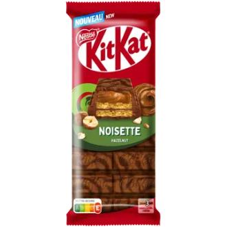 KitKat 99g Hazelnut vohvelikeksi kalorit ja ravintosisältö - 530 kcal
