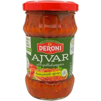 Deroni Paprika-munakoisotahna Ajvar 250 g kalorit ja ravintosisältö - 122 kcal
