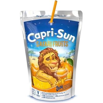 Capri-Sun 200ml Safari Fruits Mehujuoma pillimehu kalorit ja ravintosisältö