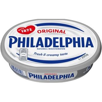 Philadelphia Orginal Tuorejuusto 200g kalorit ja ravintosisältö