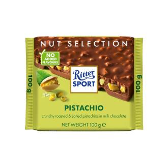 Ritter Sport Pistaasisuklaa 100g kalorit ja ravintosisältö - 540 kcal