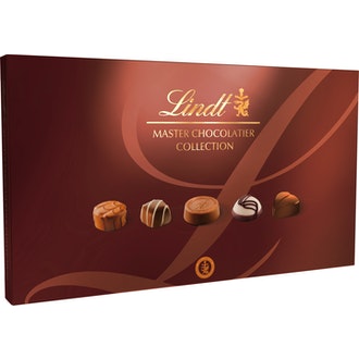 Lindt Master Chocolatier Collection 320g suklaakonvehdit kalorit ja ravintosisältö - 535 kcal
