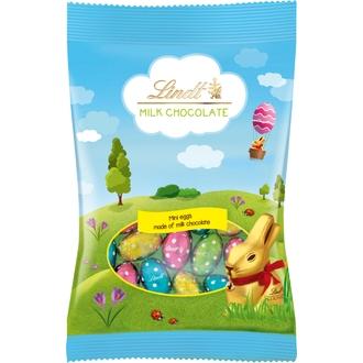 Lindt Pääsiäinen Minimunat Maitosuklaa 90g kalorit ja ravintosisältö