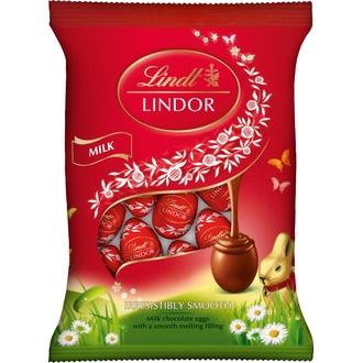 Lindt Lindor minimunat maitosuklaa täyte 90g kalorit ja ravintosisältö