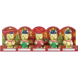 Lindt Mini TEDDY maitosuklaakuvio nalle 5x10g kalorit ja ravintosisältö - 570 kcal