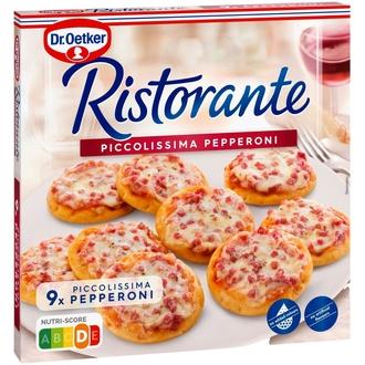 Dr. Oetker Ristorante Piccolissima Pepperoni pakasteminipizzat 216g kalorit ja ravintosisältö
