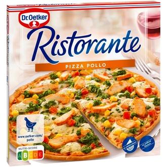 Dr. Oetker Ristorante Pollo pakastepizza 355 g kalorit ja ravintosisältö - 206 kcal