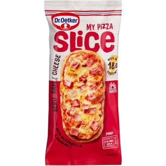 Dr. Oetker My Pizza Slice Ham&Cheese pakastepizzapala 140 g kalorit ja ravintosisältö