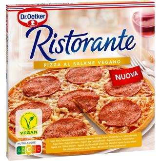 Dr. Oetker Ristorante al Salame Vegano pakastepizza 295 g kalorit ja ravintosisältö