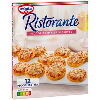 Dr. Oetker Ristorante Piccolissima Prosciutto pakasteminipizzat 288 g kalorit ja ravintosisältö