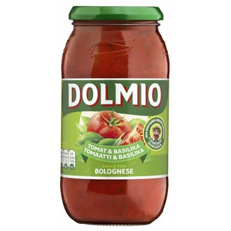 Dolmio Tomato & Basil Bolognesekastike 500g kalorit ja ravintosisältö