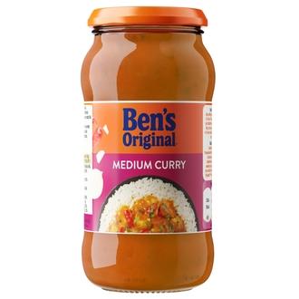 Ben's Original Medium Curry ateriakastike 440g kalorit ja ravintosisältö