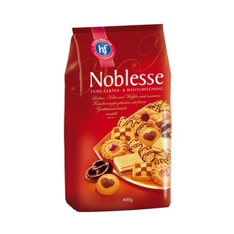 Hans Freitag noblesse leivonnais- ja vohvelilajitelma 400g kalorit ja ravintosisältö - 511 kcal