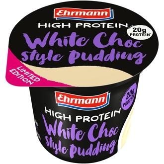 Ehrmann High Protein Pudding proteiinivanukas valkosuklaa style 200g kalorit ja ravintosisältö