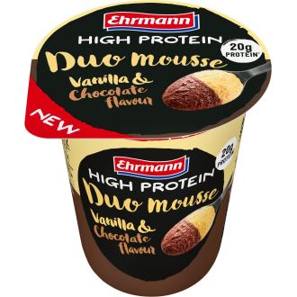 Ehrmann High Protein proteiinimousse 200g vanilja-suklaa kalorit ja ravintosisältö - 74 kcal