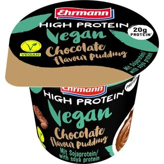 Ehrmann High Protein proteiinivanukas vegaaninen suklaanmakuinen 200 g kalorit ja ravintosisältö - 75 kcal