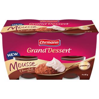 Ehrmann Grand Dessert suklaamousse 4x85g kalorit ja ravintosisältö - 156 kcal
