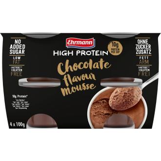 Ehrmann High Protein proteiinimousse 4x100g suklaa kalorit ja ravintosisältö - 74 kcal