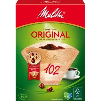 Melitta 102/80 ruskea suod.paperi