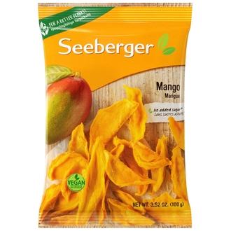 Seeberger kuivattu mango 100g kalorit ja ravintosisältö