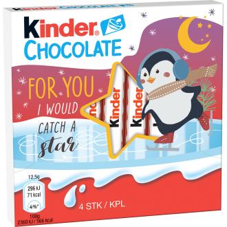 Kinder Chocolate 50g kalorit ja ravintosisältö - 566 kcal