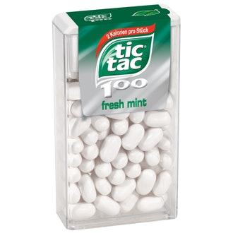 Tic Tac Minttupastilli 49g kalorit ja ravintosisältö