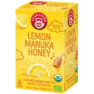 Teekanne Lemon Manukahoney, sitruunan ja manukahunajan makuinen hedelmähauduke LUOMU 18x2,25g kalorit ja ravintosisältö - 2 kcal