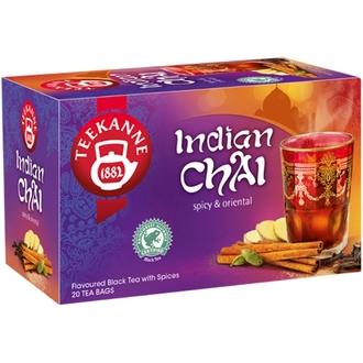 20x2g Teekanne Indian Chai mustatee, pussitee kalorit ja ravintosisältö