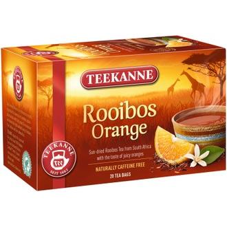 20x1,75g Teekanne Appelsiininmakuinen rooibos-yrttihauduke, pussi kalorit ja ravintosisältö