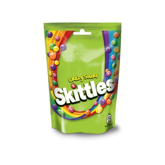 Skittles 174g crazy sours kalorit ja ravintosisältö