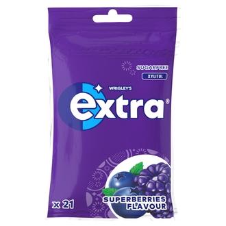 Extra Superberries purukumi (29 g) kalorit ja ravintosisältö