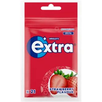 Extra Strawberry 21kpl purukumi kalorit ja ravintosisältö - 175 kcal