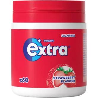 Extra Strawberry 60kpl purukumi kalorit ja ravintosisältö - 200 kcal