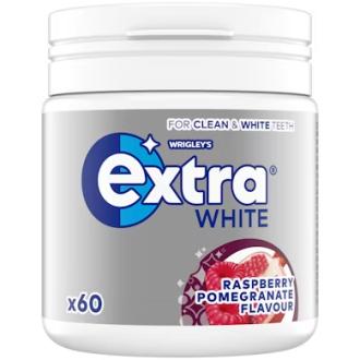 Extra White Raspberry-Pomegrate purukumipurkki 84g kalorit ja ravintosisältö - 164 kcal