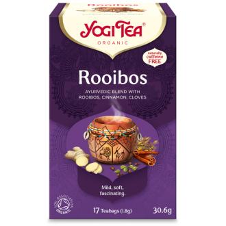 YogiTea Rooibos 17ps luomu kalorit ja ravintosisältö