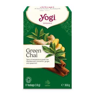 Yogi Tea Green Chai 17ps luomu kalorit ja ravintosisältö