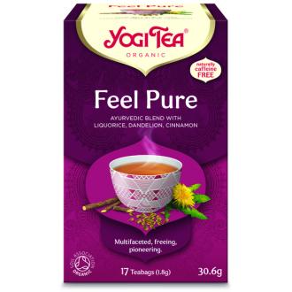 Yogi Tea Feel Pure yrtti-maustetee luomu 17x1,8g kalorit ja ravintosisältö - 0 kcal