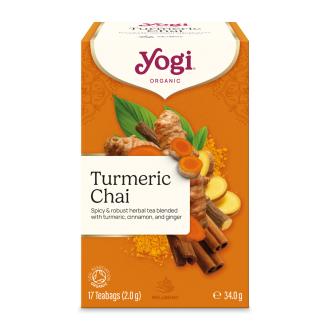 Yogi Tea Turmeric Chai 17x34g Luomu kalorit ja ravintosisältö - 0 kcal