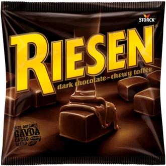 Riesen suklaatoffeepussi 150g kalorit ja ravintosisältö - 448 kcal