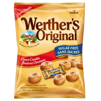 Werther´s Original 70g sokeriton kermakaramelli kalorit ja ravintosisältö