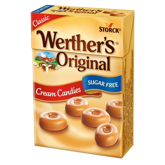 Werther's Original kermakaramelli 42g sokeriton kalorit ja ravintosisältö