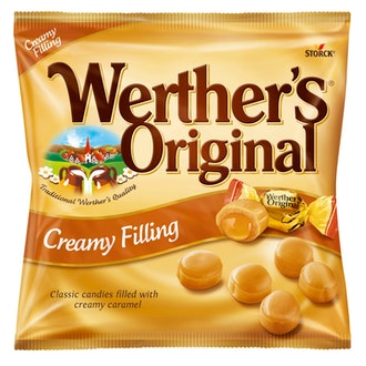 Werthers original 135g Creamy Filling kermakaramelli kalorit ja ravintosisältö