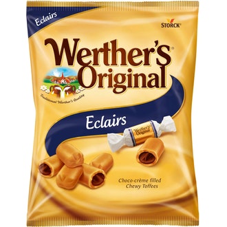 Werther's Original Eclairs 135g toffeekaramelli kalorit ja ravintosisältö