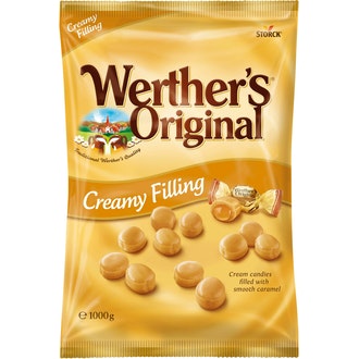 Werther´s Original kermakaramelli 1000g kalorit ja ravintosisältö