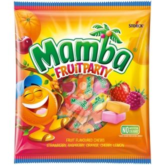 Mamba Fruit party Hedelmätoffeesekoitus 140g kalorit ja ravintosisältö