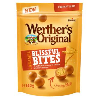 Werther´s Original Bites Crunchy Makeinen 140g kalorit ja ravintosisältö