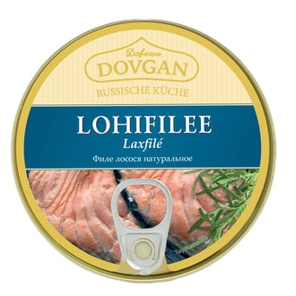 Dovgan lohenfilee omassa mehussa 200g kalorit ja ravintosisältö