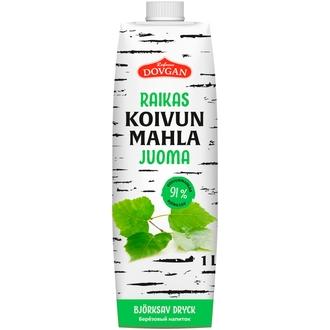 Dovgan Koivunmahlajuoma 91% Mintunmakuinen 1 l kalorit ja ravintosisältö - 26 kcal